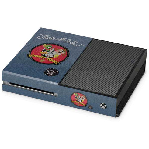 Looney Tunes Thats All Folks Patch Xbox One Console Skin