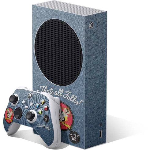 Looney Tunes Thats All Folks Patch Xbox Series S Skins