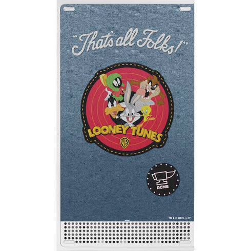 Looney Tunes Thats All Folks Patch Xbox Series S Skins