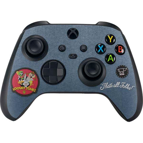 Looney Tunes Thats All Folks Patch Xbox Series X Controller Skin