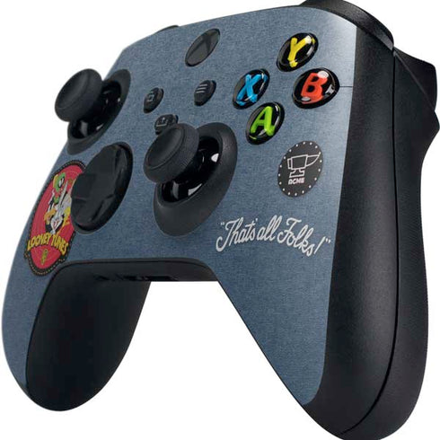 Looney Tunes Thats All Folks Patch Xbox Series X Controller Skin