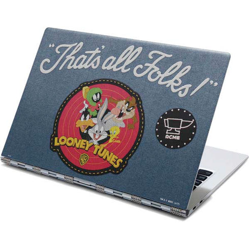 Looney Tunes Thats All Folks Patch Yoga 910 2-in-1 14in Touch-Screen Skin