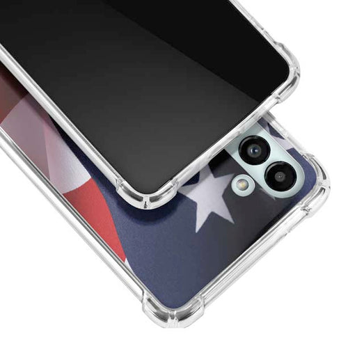The American Flag Galaxy A13 5G Clear Case