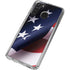 The American Flag Galaxy A21 Clear Case