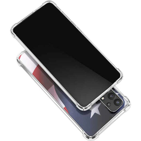 The American Flag Galaxy A32 5G Clear Case