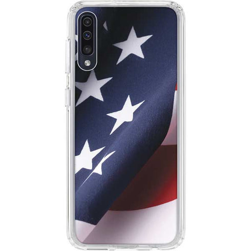 The American Flag Galaxy A50 Clear Case