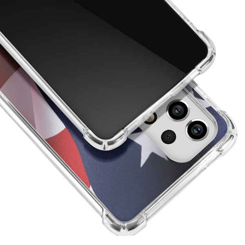 The American Flag Galaxy A53 5G Clear Case