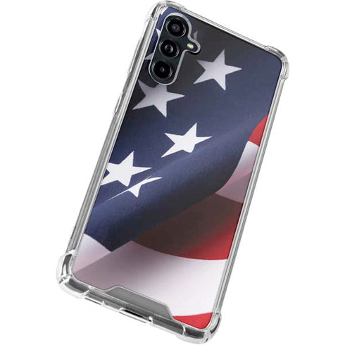 The American Flag Galaxy A54 5G Clear Case