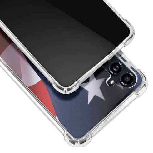 The American Flag Galaxy A54 5G Clear Case