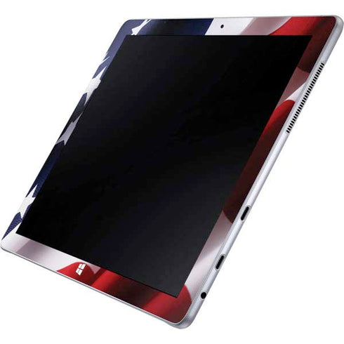 The American Flag Galaxy Book 12in Skin