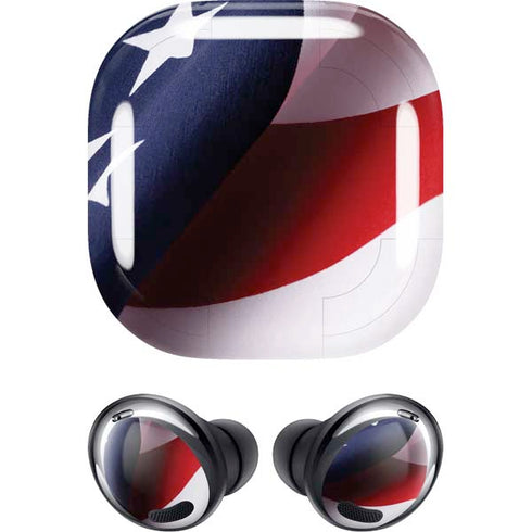 The American Flag Galaxy Buds Pro Skin