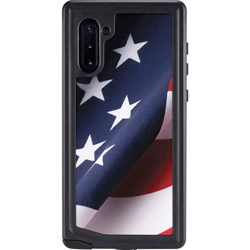 The American Flag Galaxy Note 10 Waterproof Case