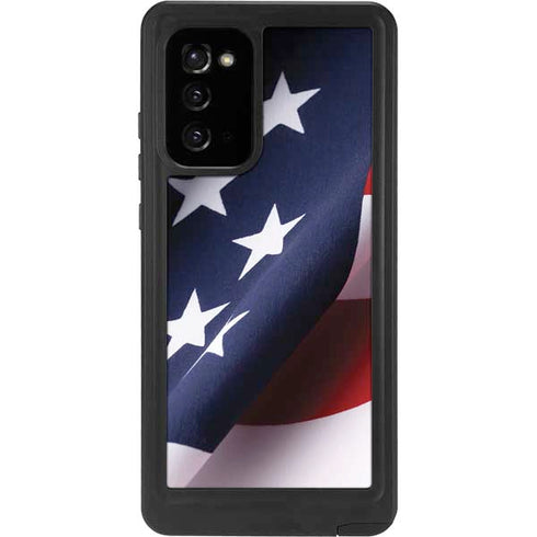The American Flag Galaxy Note20 5G Waterproof Case