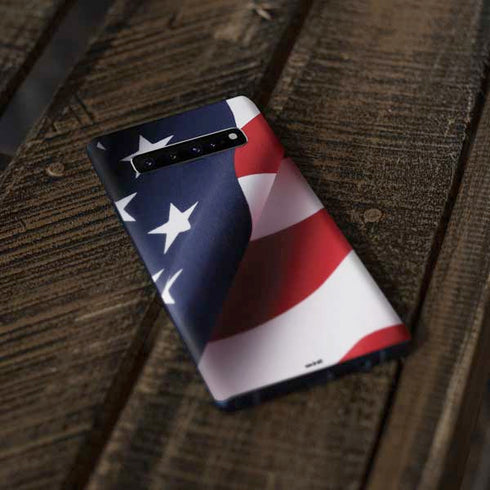 The American Flag Galaxy S10 Plus Skin