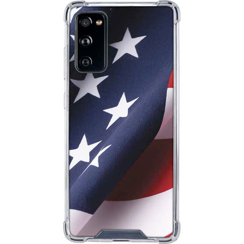 The American Flag Galaxy S20 FE Clear Case