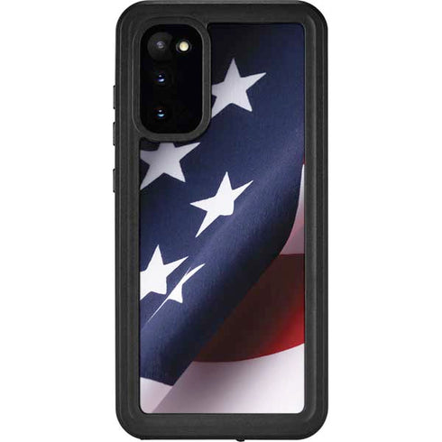The American Flag Galaxy S20 Waterproof Case