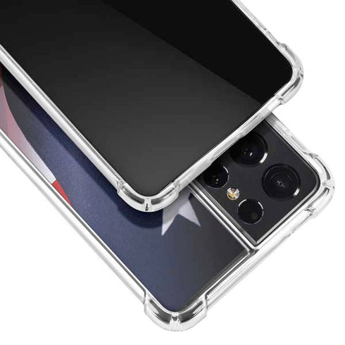 The American Flag Galaxy S21 Ultra 5G Clear Case