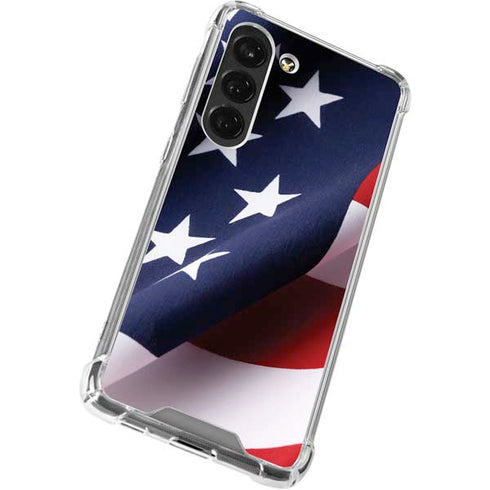 The American Flag Galaxy S23 Clear Case