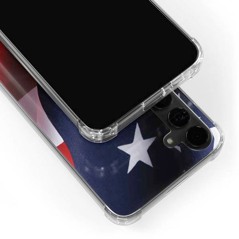 The American Flag Galaxy S24 Plus Clear Case