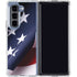 The American Flag Galaxy Z Fold5 5G Clear Case