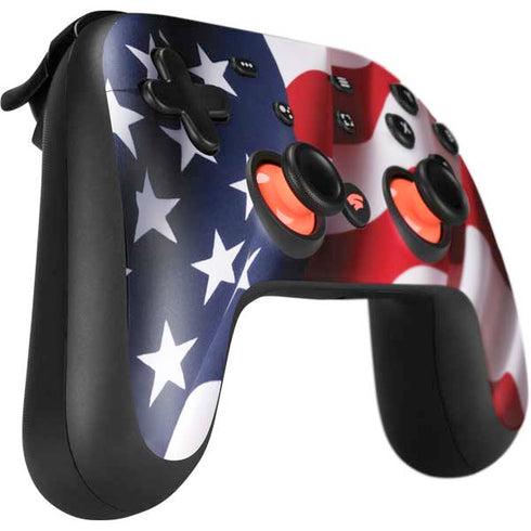 The American Flag Google Stadia Controller Skin