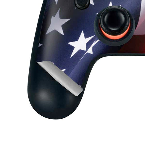 The American Flag Google Stadia Controller Skin