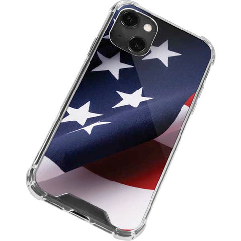 The American Flag iPhone 13 Mini Clear Case