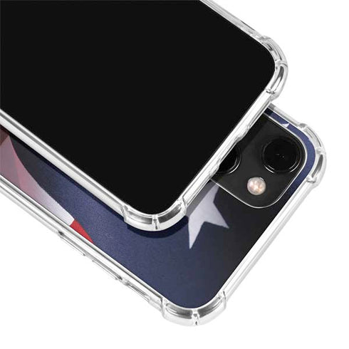 The American Flag iPhone 14 Plus Clear Case