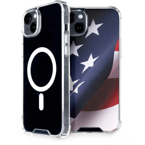 The American Flag iPhone 15 Plus MagSafe Case