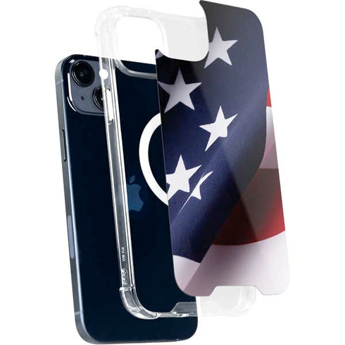 The American Flag iPhone 15 Plus MagSafe Case