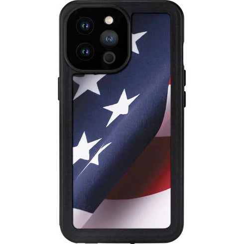 The American Flag iPhone 14 Pro Max Waterproof Case