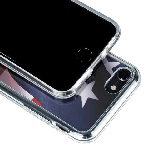 The American Flag iPhone SE (2nd & 3rd Gen) Clear Case