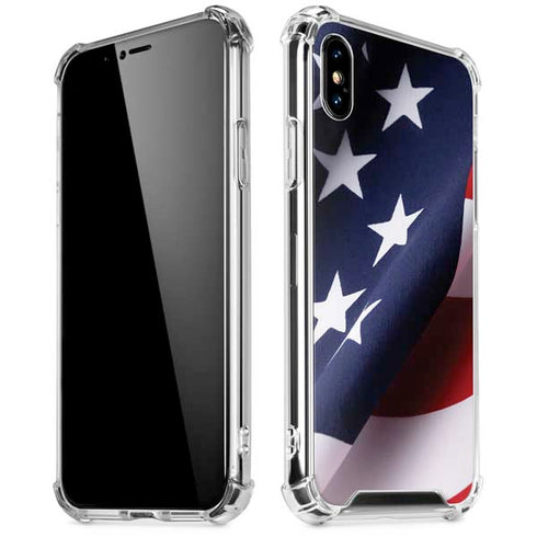 The American Flag iPhone XS Max Clear Case