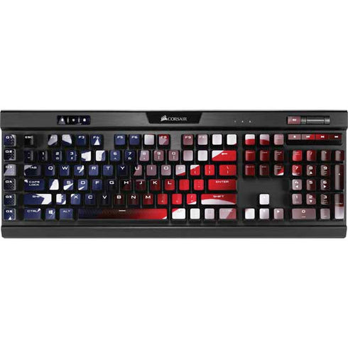 The American Flag K95 RGB PLATINUM Mechanical Gaming Keyboard Skin
