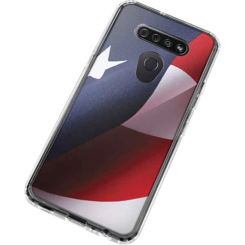 The American Flag LG K51/Q51 Clear Case