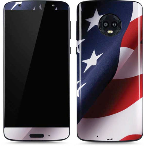 The American Flag Moto G6 Skin