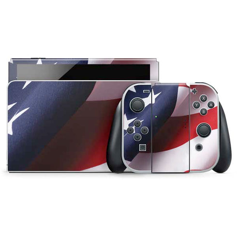 The American Flag Nintendo Switch OLED (2021) Skin