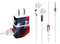 The American Flag Phone Charger Skin