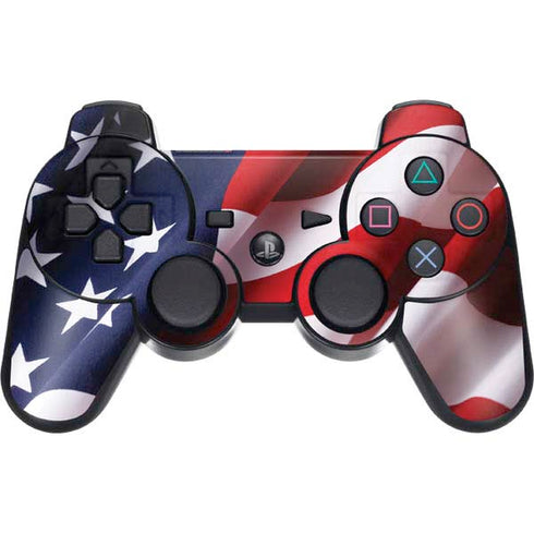 The American Flag PS3 Dual Shock wireless controller Skin