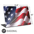 The American Flag Universal Laptop 17in (13.8 x 10in) Skin