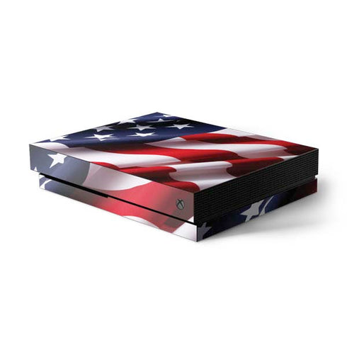 The American Flag Xbox One X Console Skin