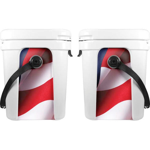 The American Flag YETI Roadie 24 Hard Cooler Skin
