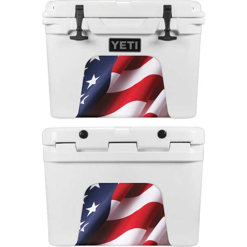 The American Flag YETI Tundra 35 Hard Cooler Skin