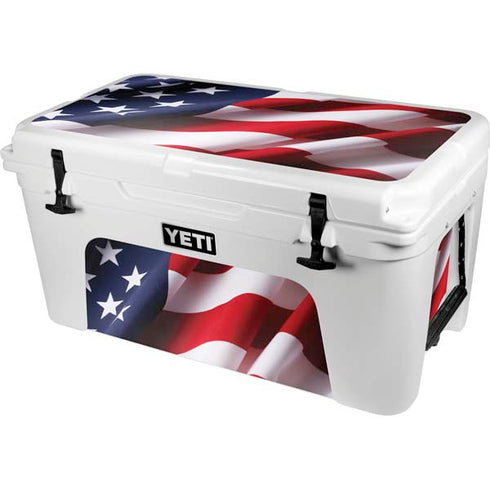 The American Flag YETI Tundra 65 Hard Cooler Skin