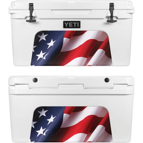 The American Flag YETI Tundra 65 Hard Cooler Skin