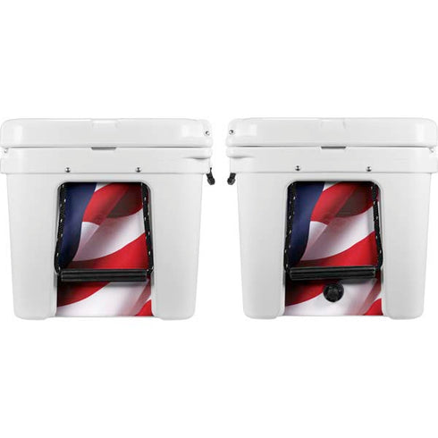The American Flag YETI Tundra 65 Hard Cooler Skin