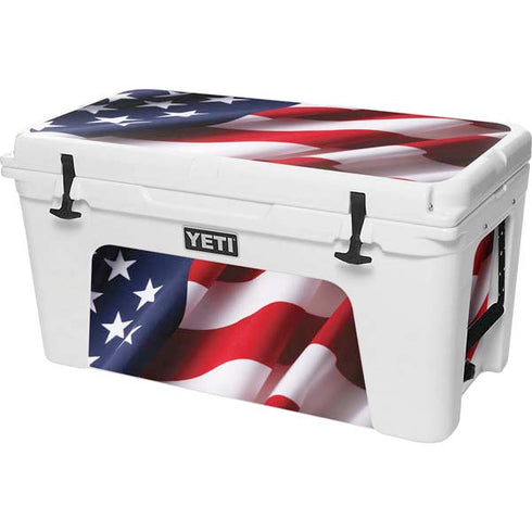 The American Flag YETI Tundra 75 Hard Cooler Skin