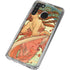 Alphonse Mucha The Arts, Dance Galaxy A21 Clear Case