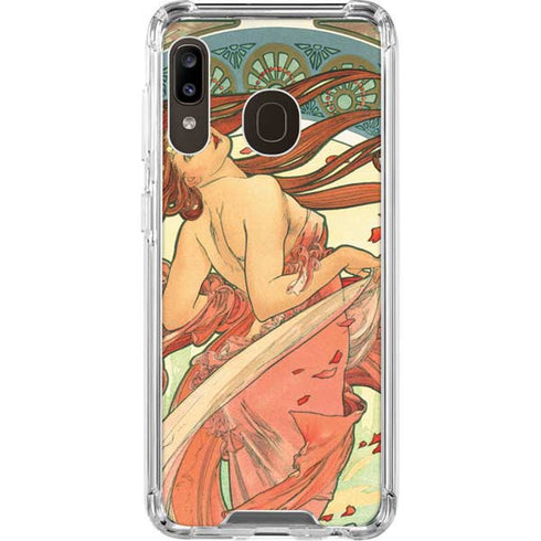 Alphonse Mucha The Arts, Dance Galaxy A30 Clear Case