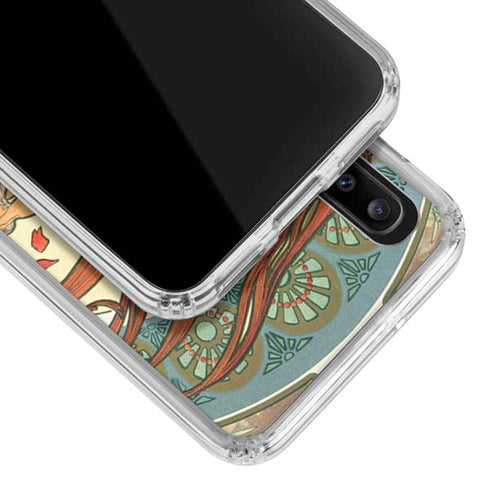 Alphonse Mucha The Arts, Dance Galaxy A30 Clear Case